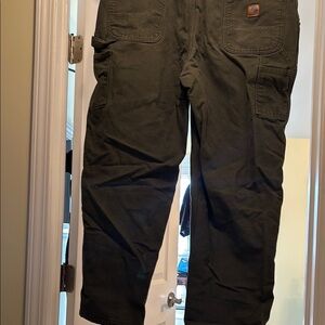 Carhartt Olive Green Carpenter Pants